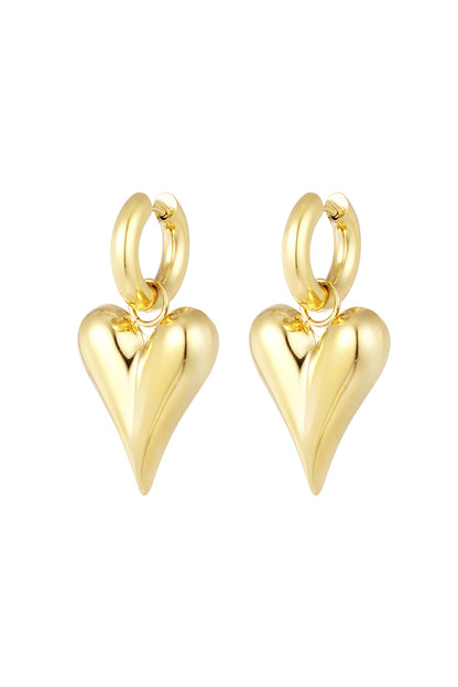 Elegant Statement Drop Earrings in Silver & Gold