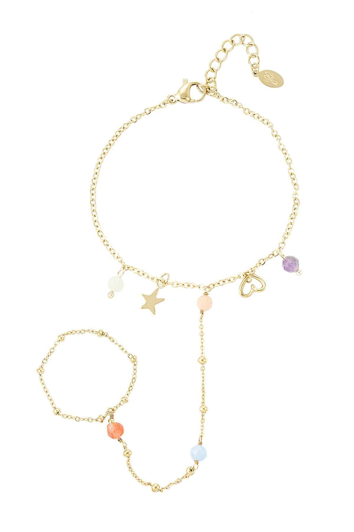 Elegant Gold Hand Chain for Women