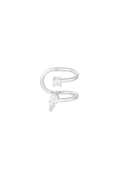 Elegant Silver & Gold Ear Cuffs for Chic Elegance