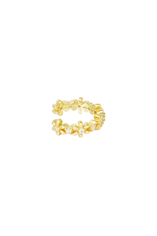 earcuff floral shine