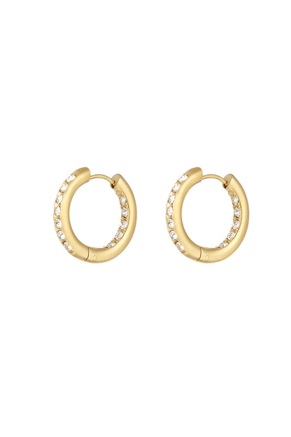 Stylish Pink, Green, Gold Hoop Earrings for Trendsetters