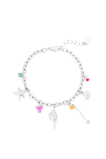Elegant Charm Bracelets in Silver & Gold