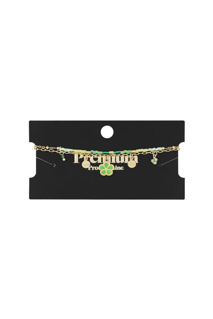 Charming Green & Fuchsia Bracelet for Elegant Style