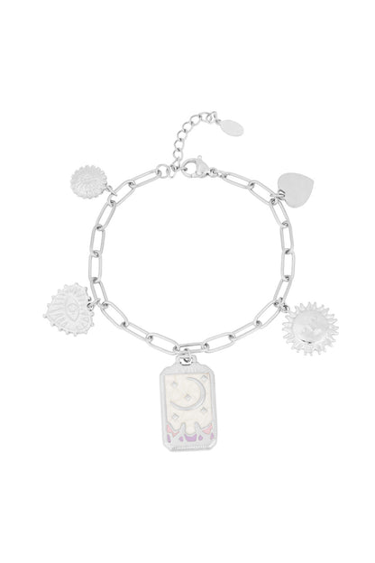 Elegant Charm Bracelets in Silver & Gold