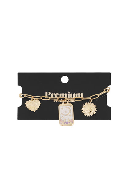 Elegant Charm Bracelets in Silver & Gold