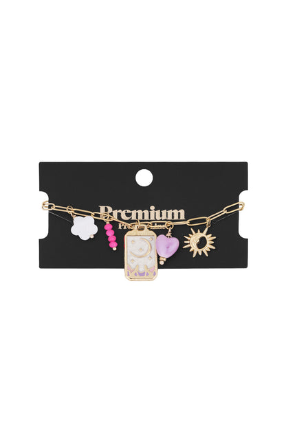 Elegant Charm Bracelets in Silver & Gold