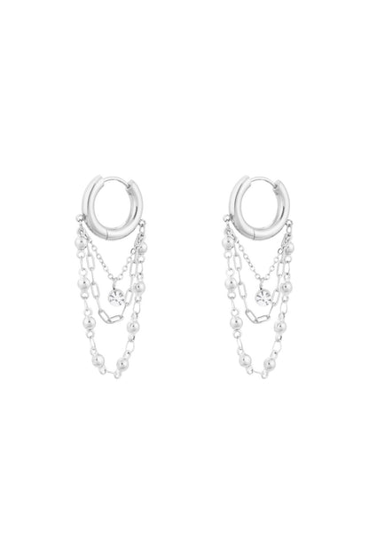 Elegant Silver & Gold Drop Earrings for Every Occasion