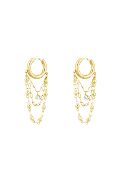 Elegant Silver & Gold Drop Earrings for Every Occasion