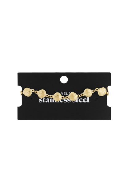 Elegant Stainless Steel Chain Bracelets, Silver & Gold