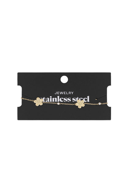 Stylish Stainless Steel Charm Bracelets in Silver & Gold