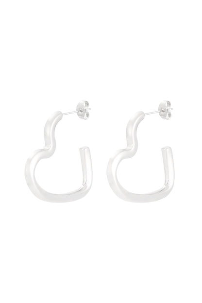 Stylish Stainless Steel Hoop Earrings for Daily Wear