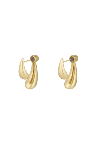 Elegant Mini Stud Earrings in Silver & Gold
