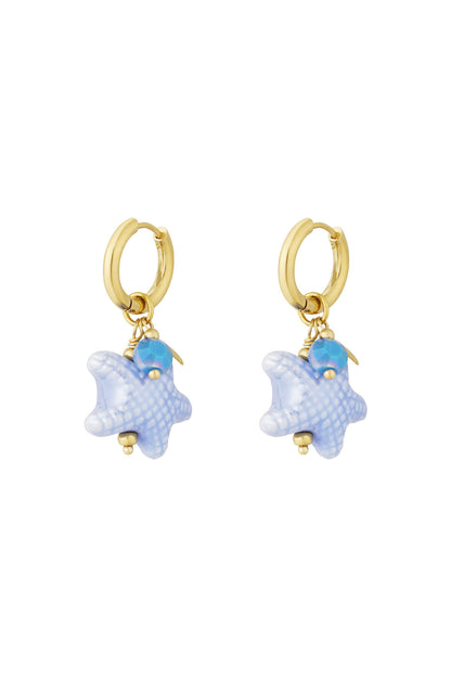 Elegant Starfish Drop Earrings for Spring/Summer