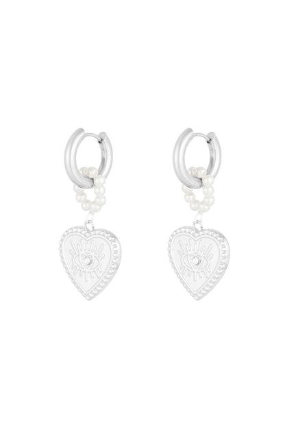 Elegant Drop Earrings in Silver & Gold - Timeless Style