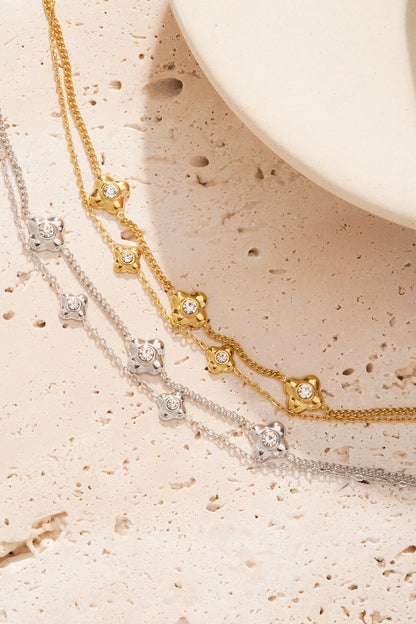 Elegant Silver & Gold Charm Bracelets