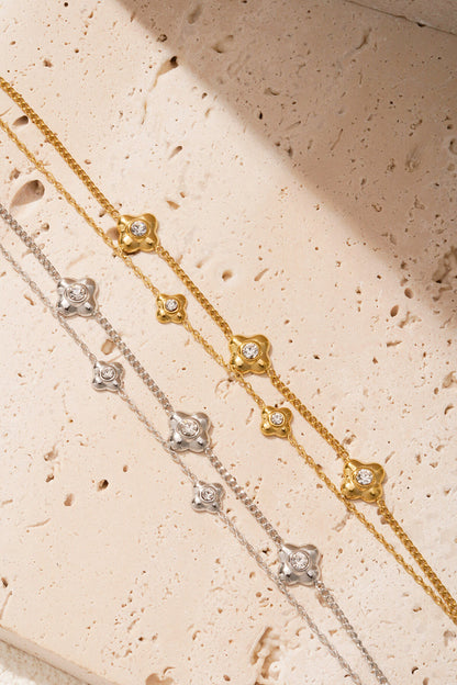 Elegant Silver & Gold Charm Bracelets