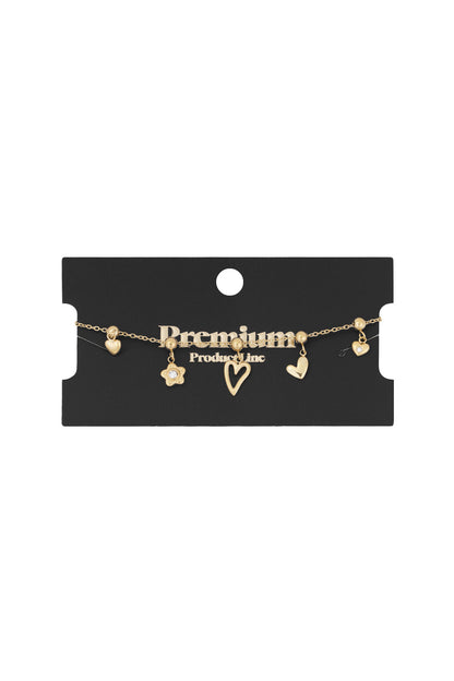 Elegant Charm Bracelets in Silver & Gold