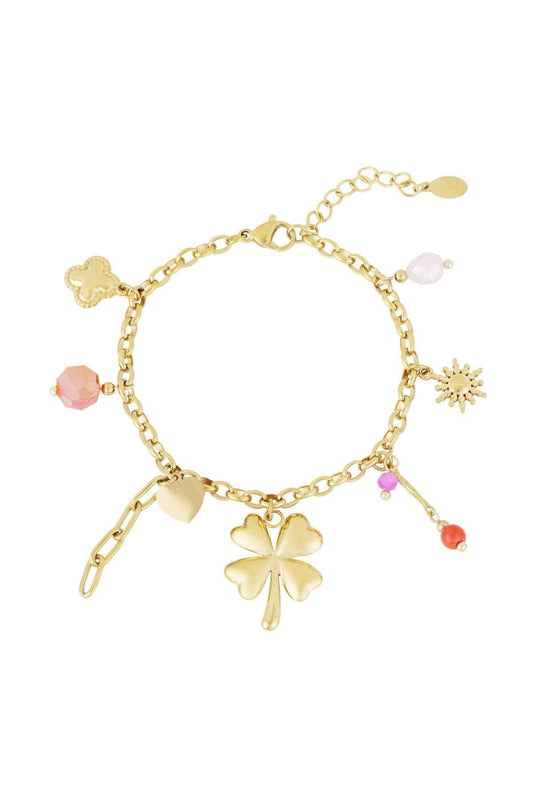 Elegant Gold Charm Bracelet for Statement Looks
