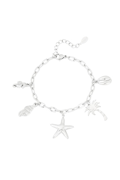 Elegant Charm Bracelets in Silver & Gold