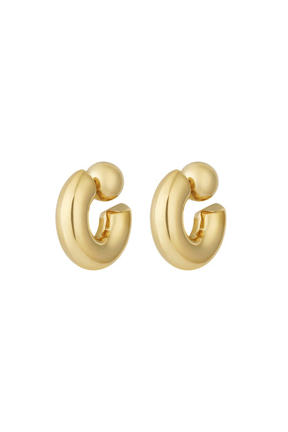 Stylish All-Fit 304S Steel Hoop Earrings
