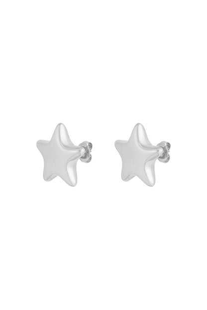 Elegant Mini Stud Earrings in Silver & Gold