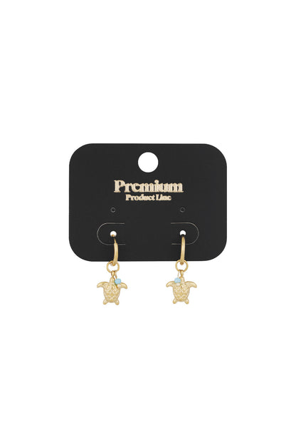 Elegant Drop Earrings in Silver and Gold