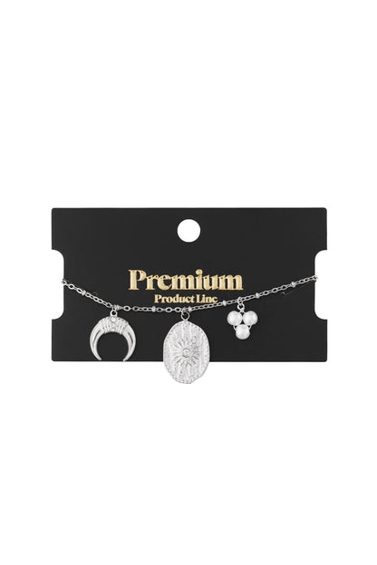 Elegant Silver & Gold Charm Bracelets for Women