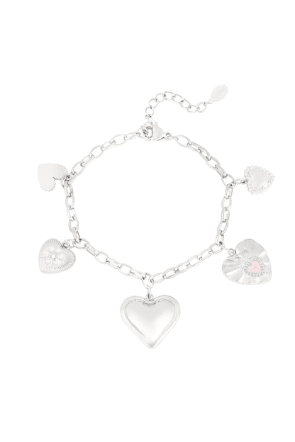 Elegant Silver & Gold Charm Bracelets