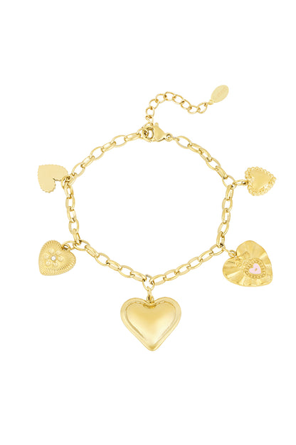 Elegant Silver & Gold Charm Bracelets