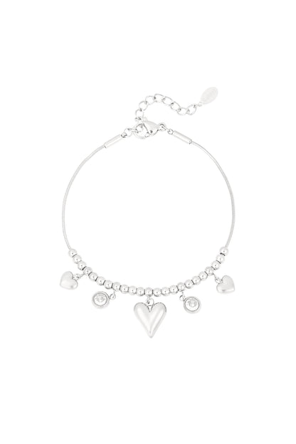 Elegant Charm Bracelets in Silver & Gold Tones