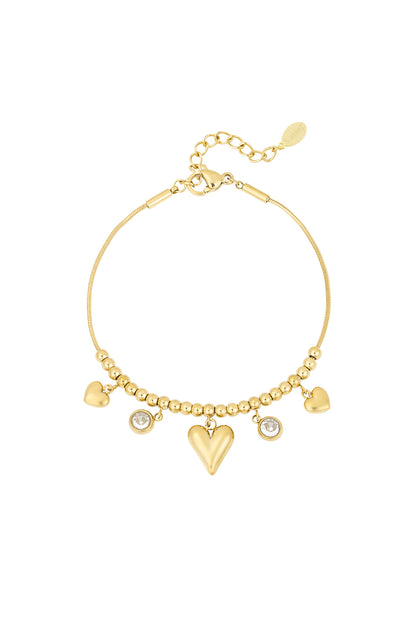 Elegant Charm Bracelets in Silver & Gold Tones