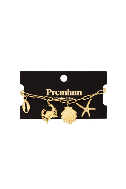 Elegant Charm Bracelets in Silver & Gold