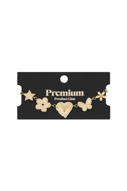 Elegant Silver & Gold Charm Bracelets for Women