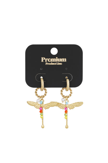 Elegant Gold-Toned Drop Earrings for a Timeless Look
