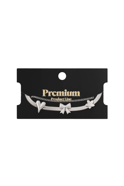 Elegant Bow Knot Charm Bracelet for Women