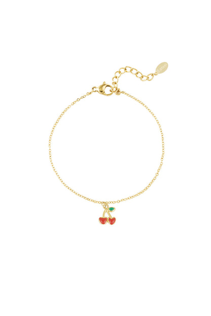 Elegant Gold Color Charm Bracelet for Everyday Glam