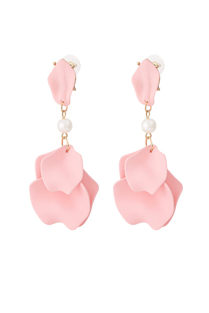 Romantic Floral Drop Earrings for Spring/Summer