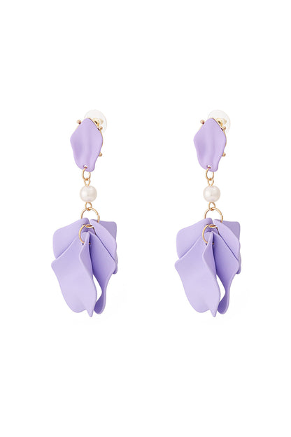 Romantic Floral Drop Earrings for Spring/Summer