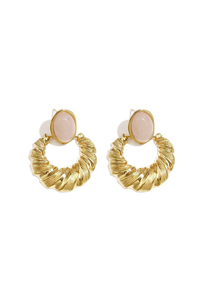 Elegant Irregular Shaped Drop Earrings for Spring/Summer