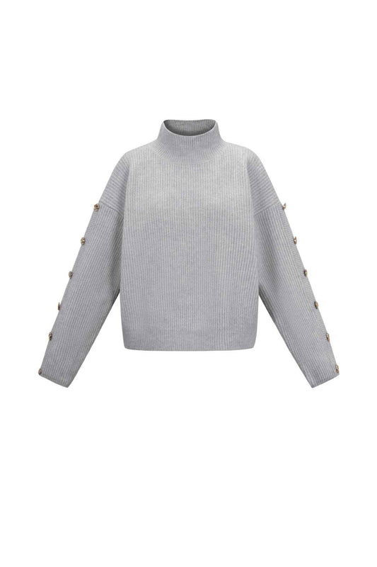 Cozy Knit Sweater for Fall & Winter in Trendy Colors