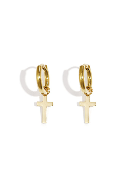 Oorbellen Faith Zilver Stainless Steel