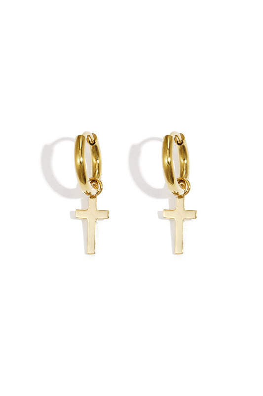 Oorbellen Faith Zilver Stainless Steel