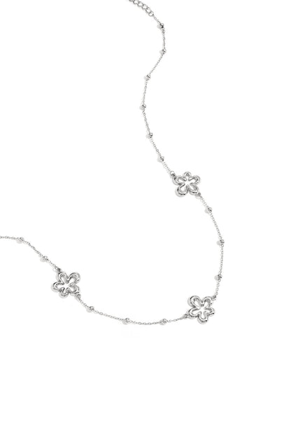 Ketting met koraalvormige bloemen
