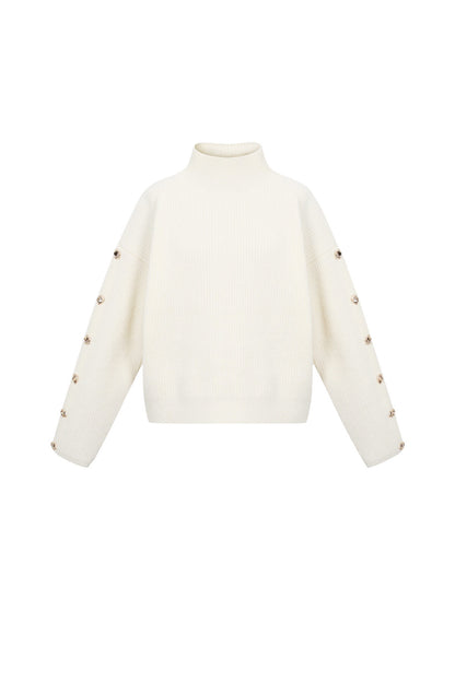 Cozy Knit Sweater for Fall & Winter in Trendy Colors