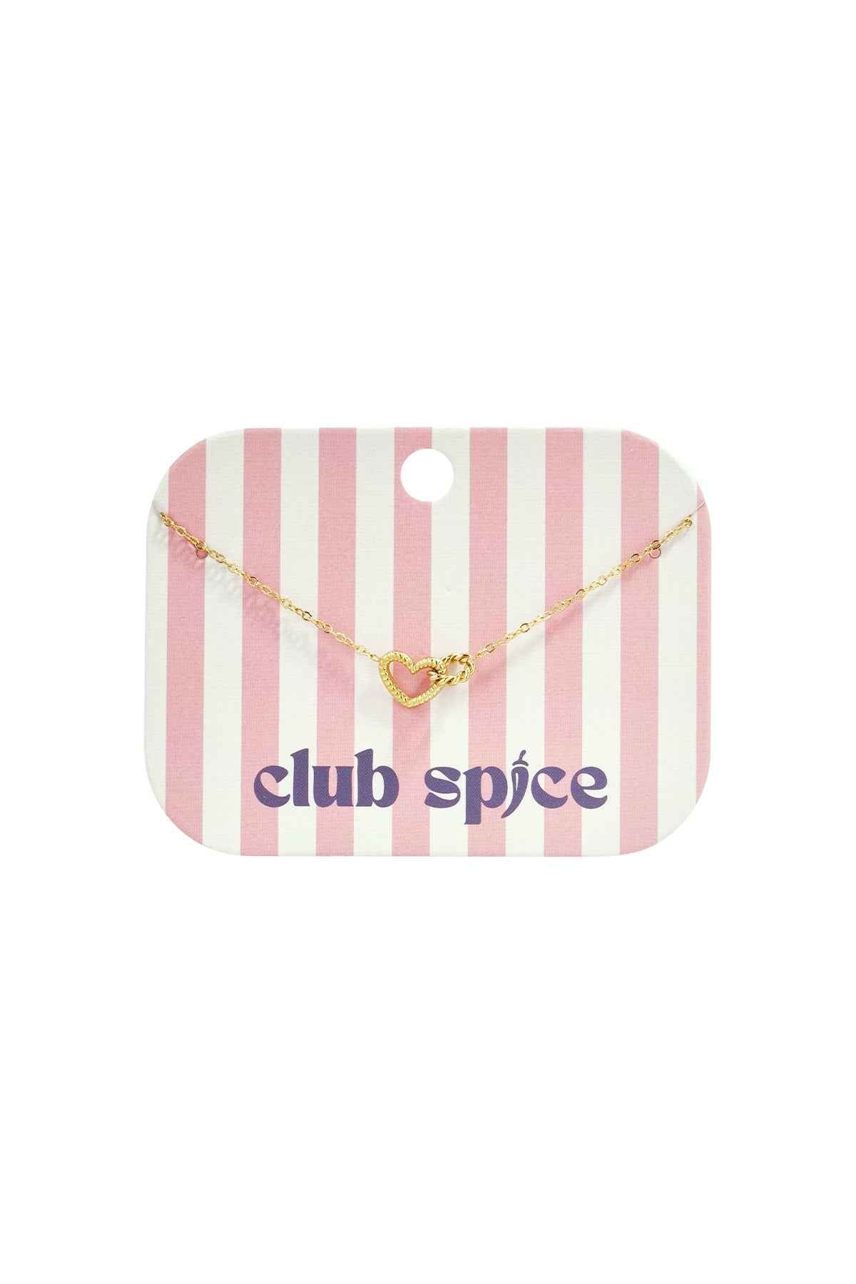 Armband met verbonden hart bedel