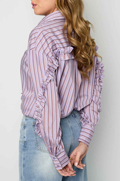 Blouse met ruches