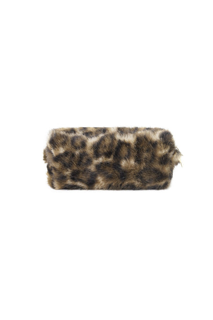 Stylish Leopard Print Makeup Bag for Women