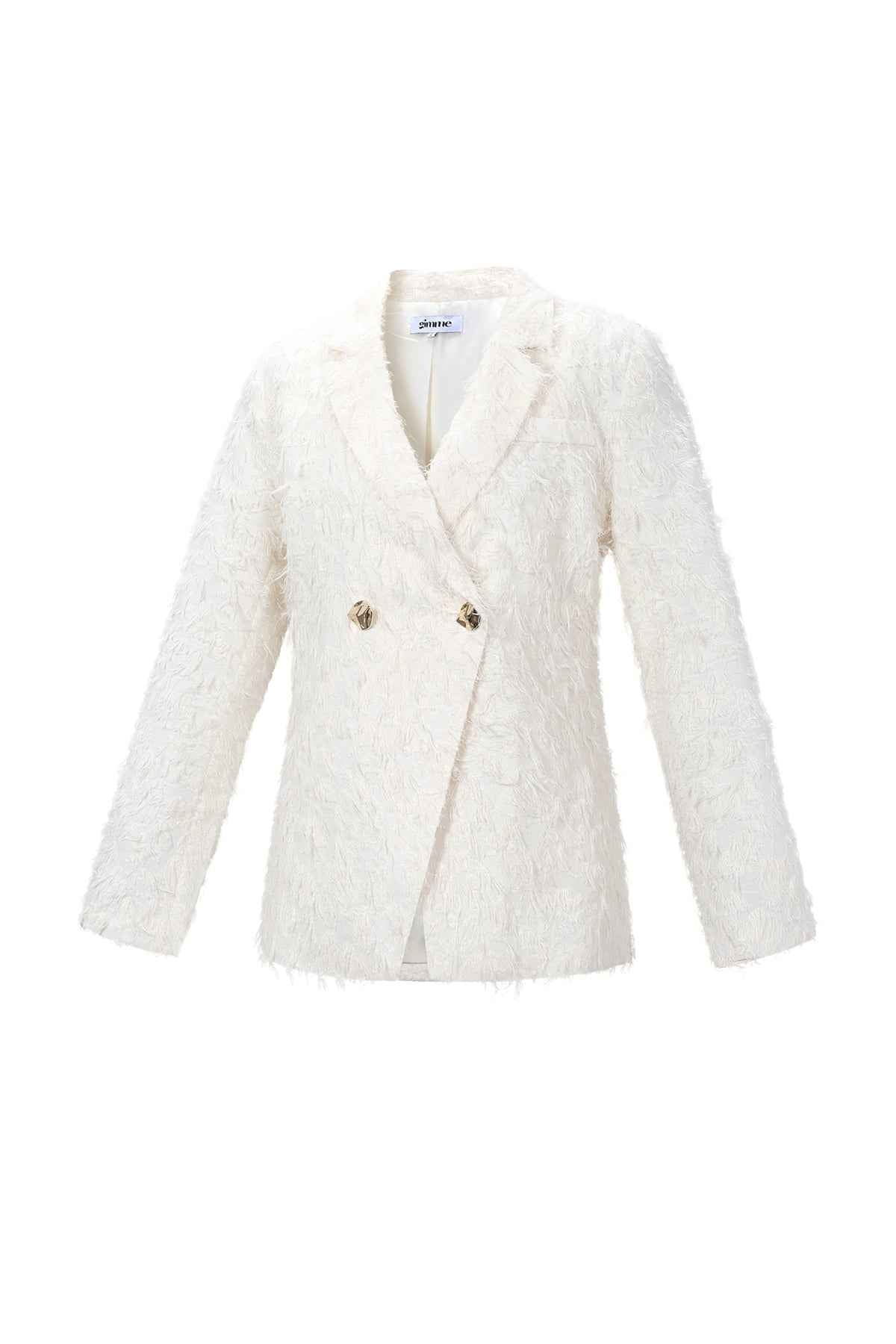 Blazer met textuur