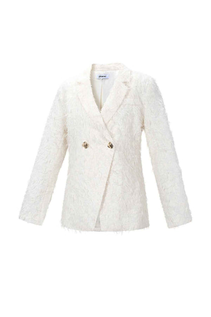 Blazer met textuur