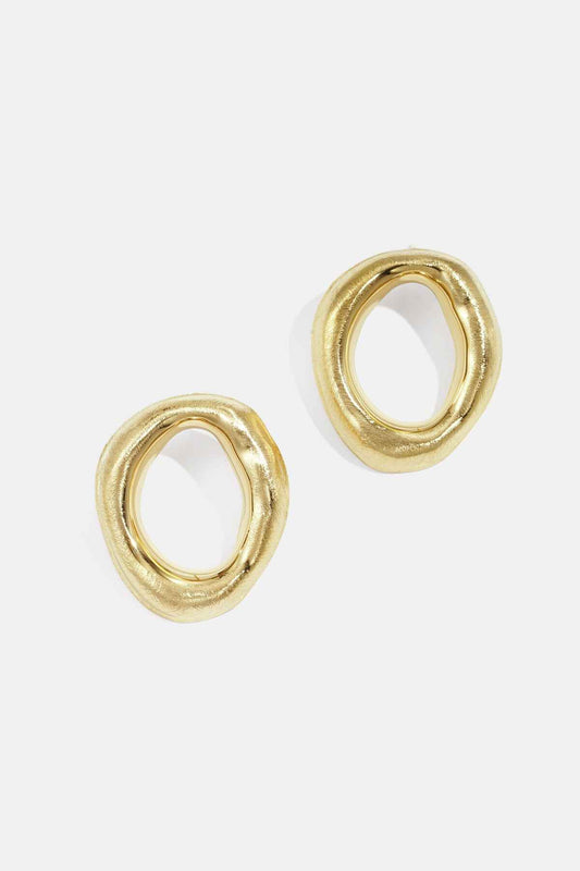 Elegant Stainless Steel Irregular Stud Earrings